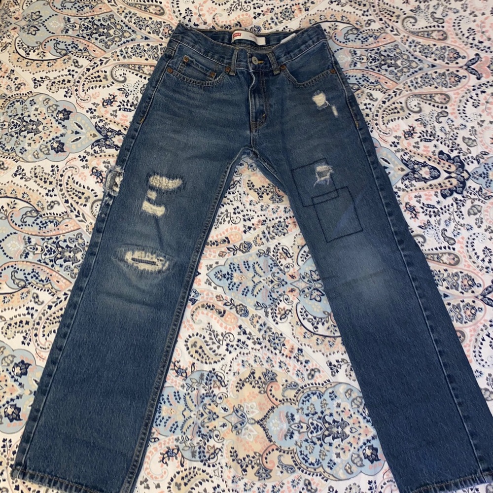 Distressed jeans for boys